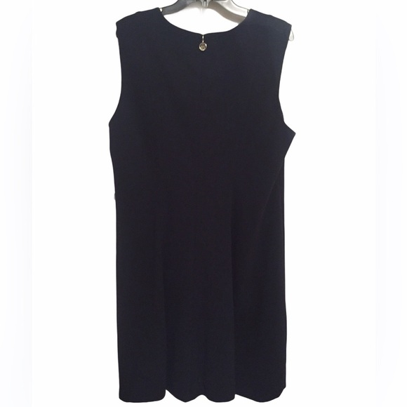 Tommy Hilfiger Navy Fit  & Flare Dress sz 16 W - Picture 2 of 4